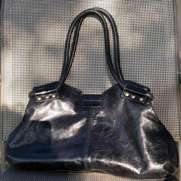 Cynthia Rowley Beautiful Black Slim Shoulder Bag - Picture 2 of 8